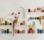 Rustic LED Pillar Candle, 7.8 cm