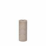 Rustic LED Pillar Candle, 7.8 cm