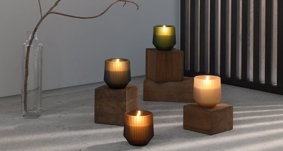 Harmony LED Scented Candle in a Glass Jar
