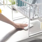 Yamazaki Two-Tier Dish Rack TOWER White, Detail View 4 | One Horizon