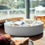 Yamazaki Aufbewahrungsbehälter RIN flach Weiss, Detailansicht 14 | One Horizon