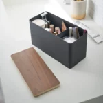 Boîte de rangement Yamazaki RIN noire, vue détaillée 5 | One Horizon