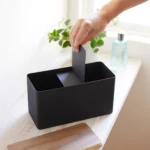 Boîte de rangement Yamazaki RIN noire, vue détaillée 7 | One Horizon