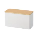 Boîte de rangement Yamazaki RIN blanche, vue détaillée 9 | One Horizon