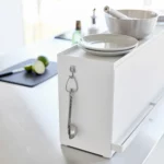Yamazaki Aufbewahrungsbox TOWER mit Schiebedeckel Weiss, Detailansicht 5 | One Horizon