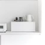 Yamazaki Aufbewahrungsbox TOWER mit Schiebedeckel Weiss, Detailansicht 8 | One Horizon
