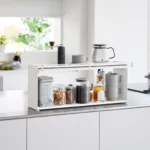 Yamazaki Aufbewahrungsbox TOWER mit Schiebedeckel Weiss, Detailansicht 10 | One Horizon