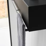 Yamazaki TOWER Black Wall-Mounted Storage Box, Detail View 7 | One Horizon