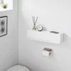Yamazaki Aufbewahrungsbox mit Wandbefestigung TOWER Weiss, Detailansicht 3 | One Horizon