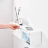 Yamazaki Aufbewahrungsbox mit Wandbefestigung TOWER Weiss, Detailansicht 5 | One Horizon
