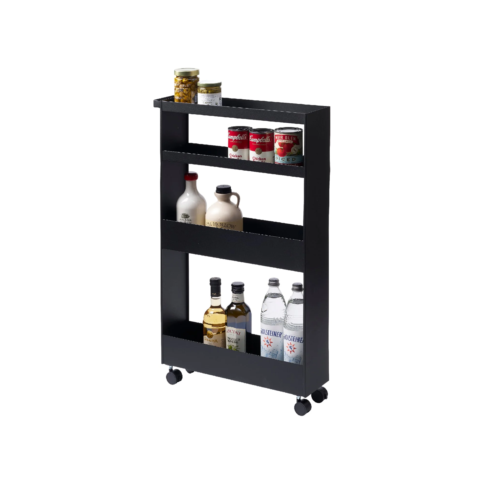 TOWER Narrow 4-Tier Storage Cart