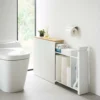 Yamazaki Auszieh-Regal TOWER mit Holzablage Weiss, Detailansicht 11 | One Horizon