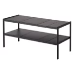 Yamazaki TOWER Extendable Shelf, Black, Detail View 6 | One Horizon