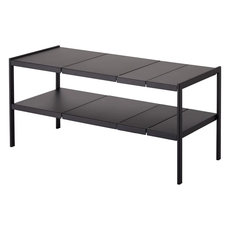 Yamazaki TOWER Extendable Shelf, Black, Detail View 6 | One Horizon