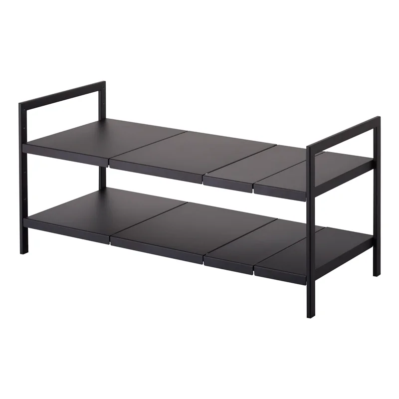 Yamazaki TOWER Extendable Shelf, Black, Detail View 8 | One Horizon