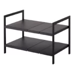 Yamazaki TOWER Extendable Shelf, Black, Detail View 9 | One Horizon