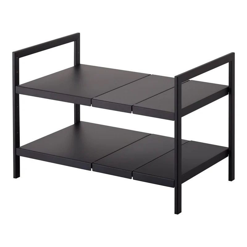 Yamazaki TOWER Extendable Shelf, Black, Detail View 9 | One Horizon