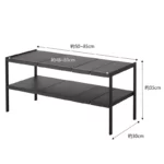 Yamazaki TOWER Extendable Shelf, Black, Detail View 10 | One Horizon