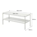 Yamazaki TOWER Extendable Shelf, White, Detail View 10 | One Horizon