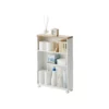 Yamazaki TOWER Semi-Enclosed Bathroom Cart, White | One Horizon