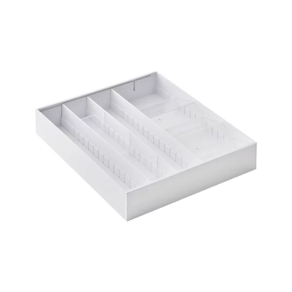 Besteckeinsatz TOWER diagonal - Weiss