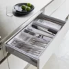 Yamazaki Besteckeinsatz TOWER diagonal Weiss, Detailansicht 3 | One Horizon