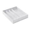 Yamazaki Besteckeinsatz TOWER diagonal Weiss, Detailansicht 7 | One Horizon