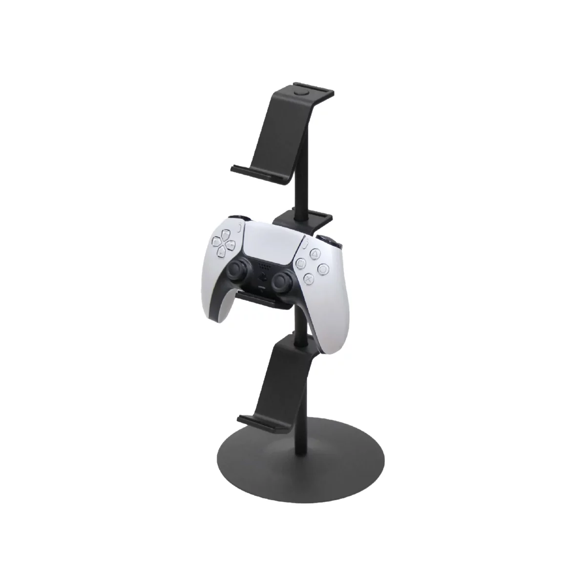 Yamazaki SMART 3-Tier Controller Stand in Black, featuring a controller shown against a white background