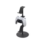 Yamazaki SMART 3-Tier Controller Stand in Black, featuring a controller shown against a white background