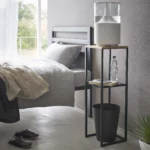 Yamazaki TOWER Decorative Shelf, Black, Detail View 4 | One Horizon