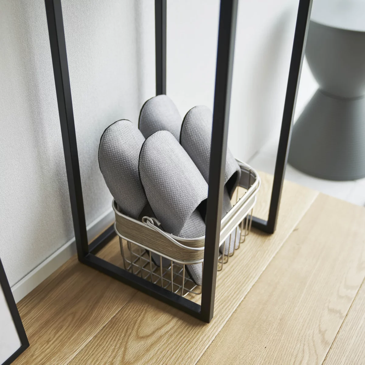 Yamazaki TOWER Decorative Shelf, Black, Detail View 9 | One Horizon