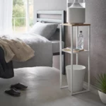Yamazaki TOWER Decorative Shelf, White, Detail View 4 | One Horizon