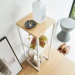 Yamazaki TOWER Decorative Shelf, White, Detail View 8 | One Horizon