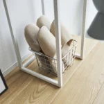 Yamazaki TOWER Decorative Shelf, White, Detail View 9 | One Horizon