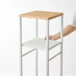 Yamazaki TOWER Decorative Shelf, White, Detail View 12 | One Horizon