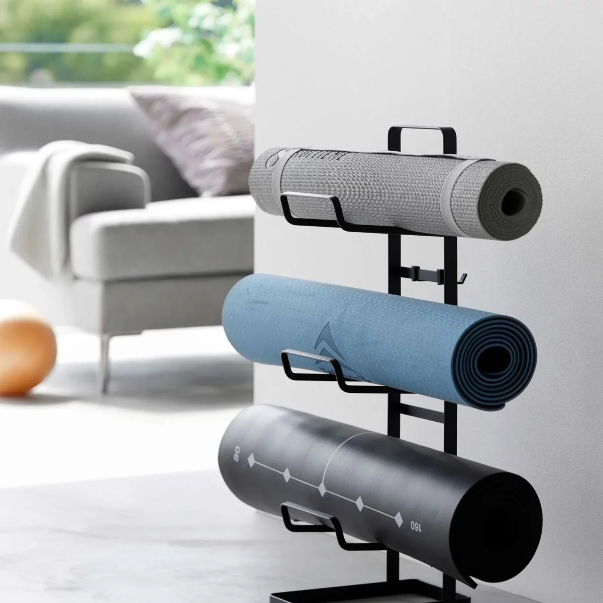 Yamazaki Fitnessgeräte-Ständer TOWER Schwarz, Detailansicht 14 | One Horizon