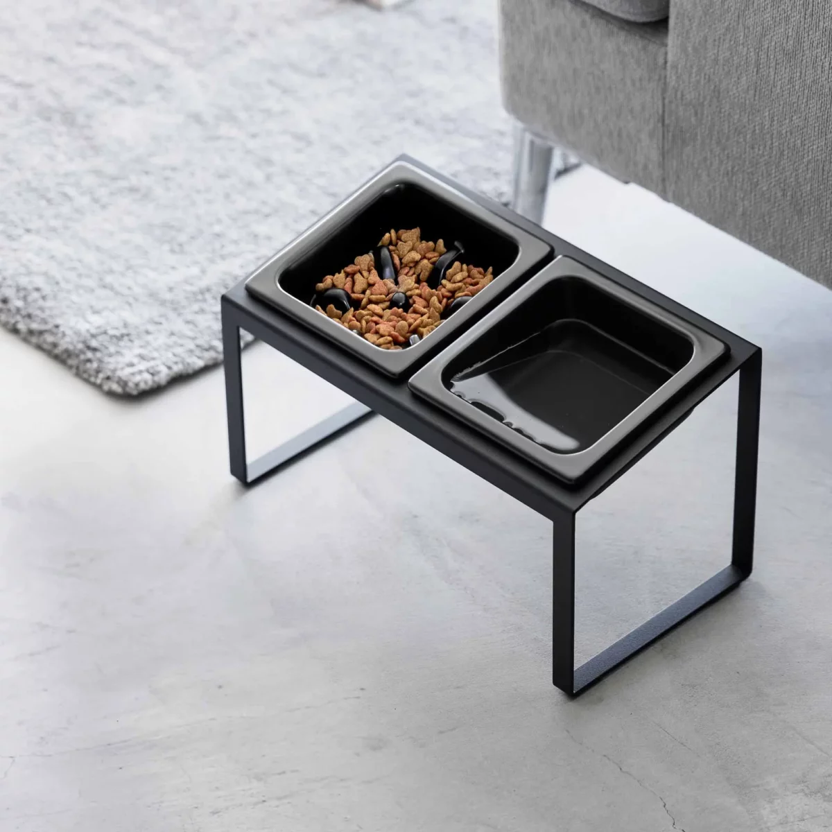 Ensemble de gamelles Yamazaki NOOKS avec support, noir, vue détaillée 4 | One Horizon