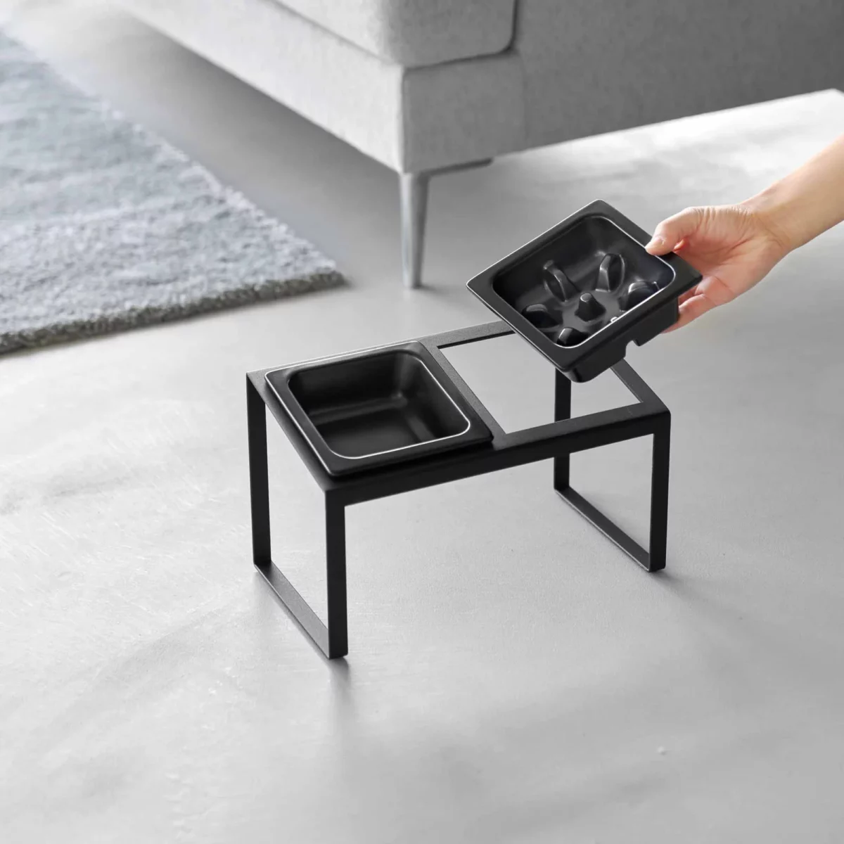 Ensemble de gamelles Yamazaki NOOKS avec support, noir, vue détaillée n° 6 | One Horizon