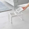 Yamazaki Futternapf-Set NOOKS mit Ständer Weiss, Detailansicht 6 | One Horizon