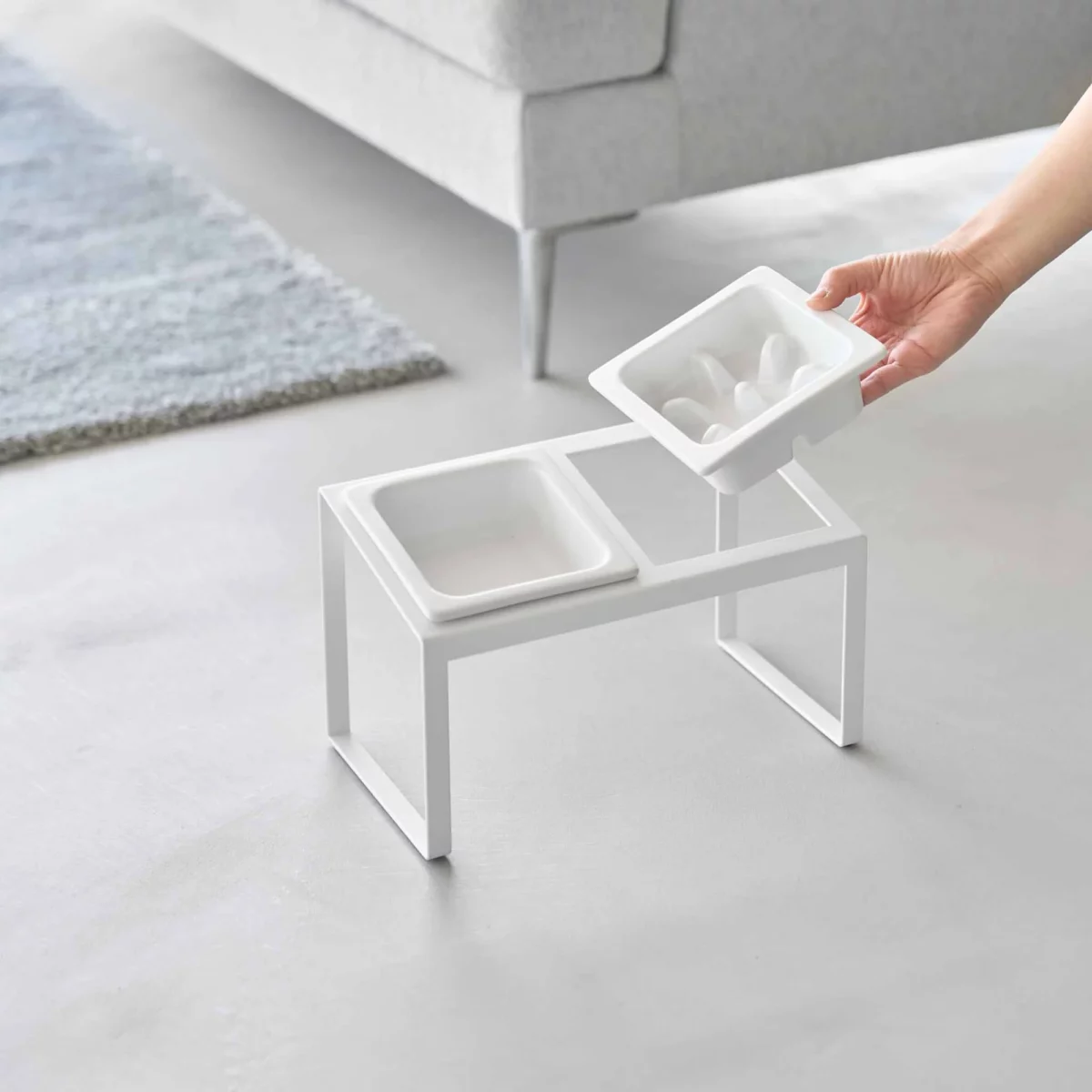Ensemble de gamelles Yamazaki NOOKS avec support, blanc, vue détaillée n° 6 | One Horizon