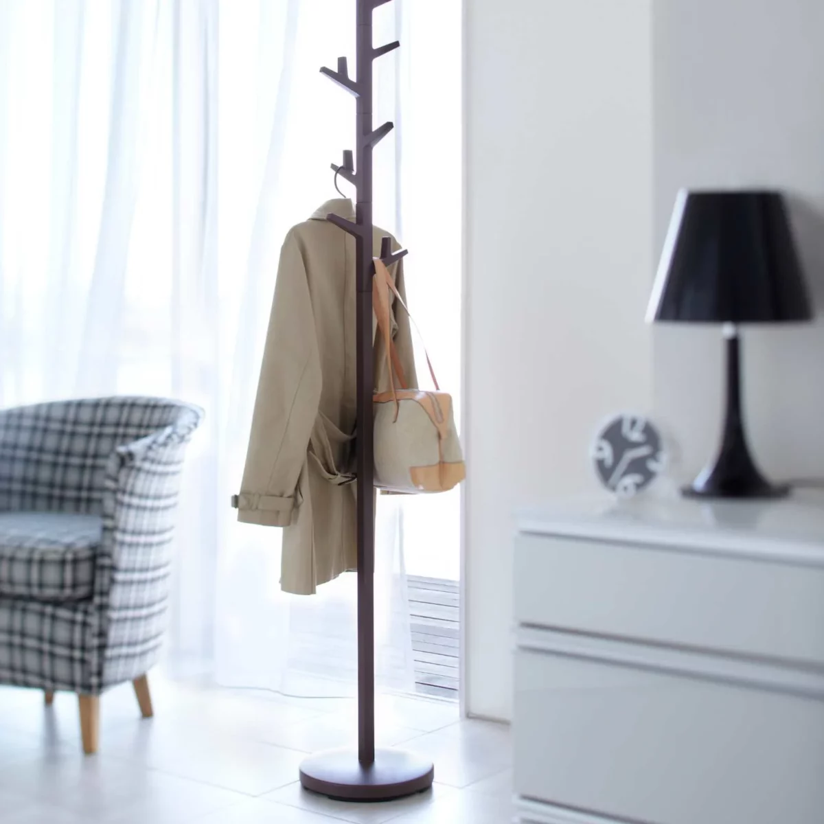 Yamazaki Garderobe BRANCH Schwarz, Detailansicht 2 | One Horizon