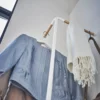 Yamazaki Garderobe CORNER TOWER Weiss, Detailansicht 5 | One Horizon