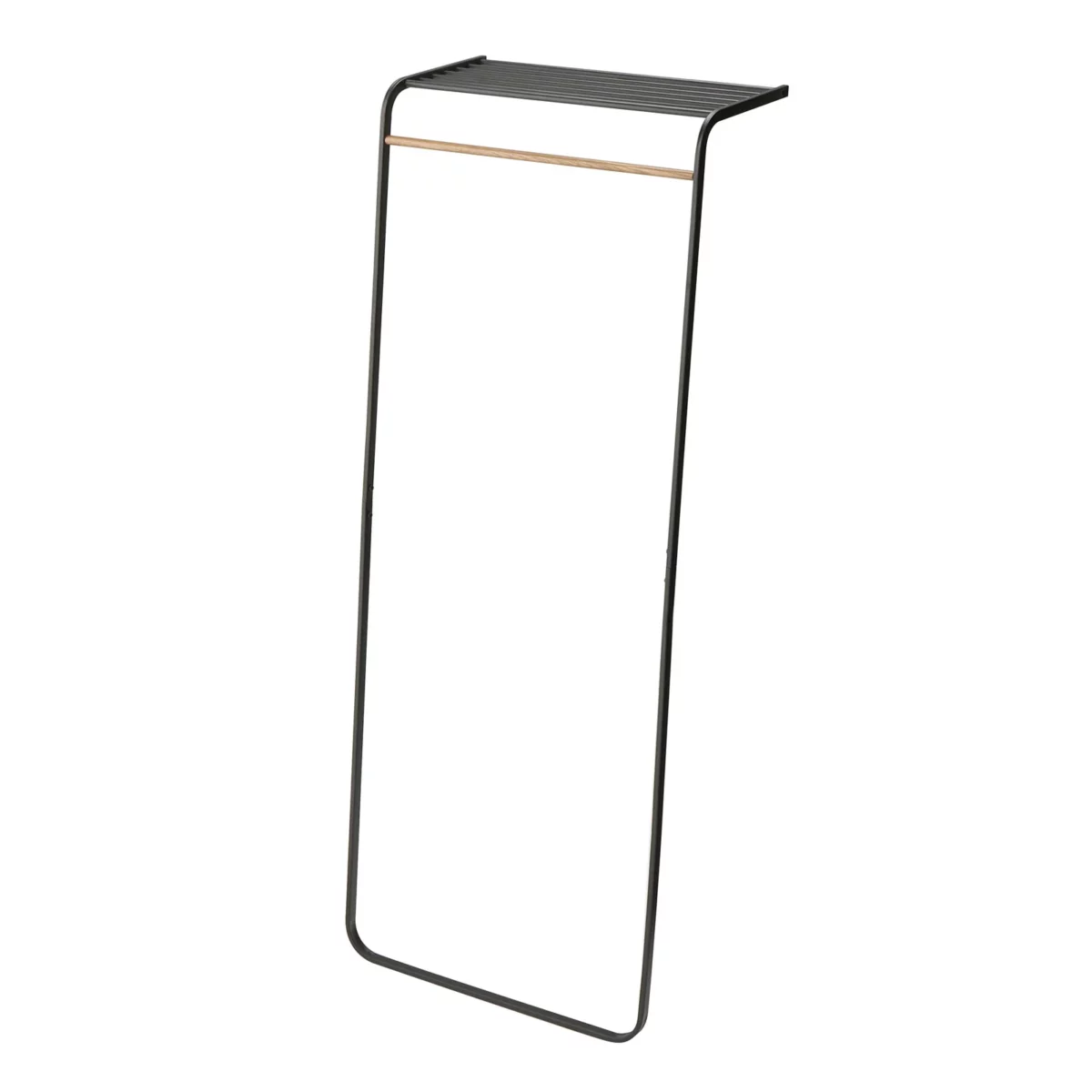 Yamazaki Garderobe mit Regal TOWER Schwarz | One Horizon