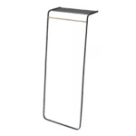 Yamazaki Garderobe mit Regal TOWER Schwarz | One Horizon