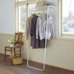 Yamazaki Garderobe mit Regal TOWER Weiss, Detailansicht 4 | One Horizon