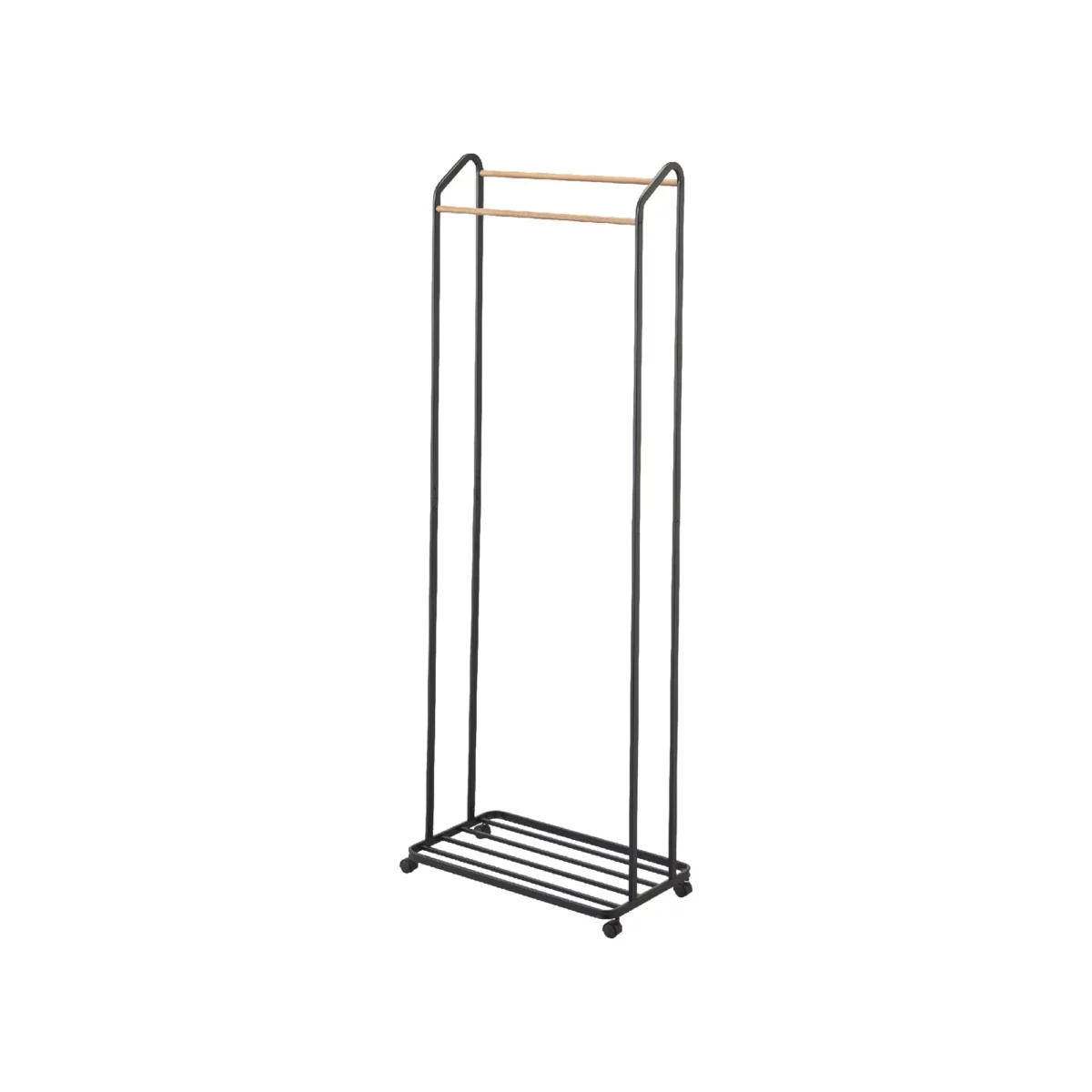 Yamazaki Garderobe mit Rollen TOWER Schwarz | One Horizon