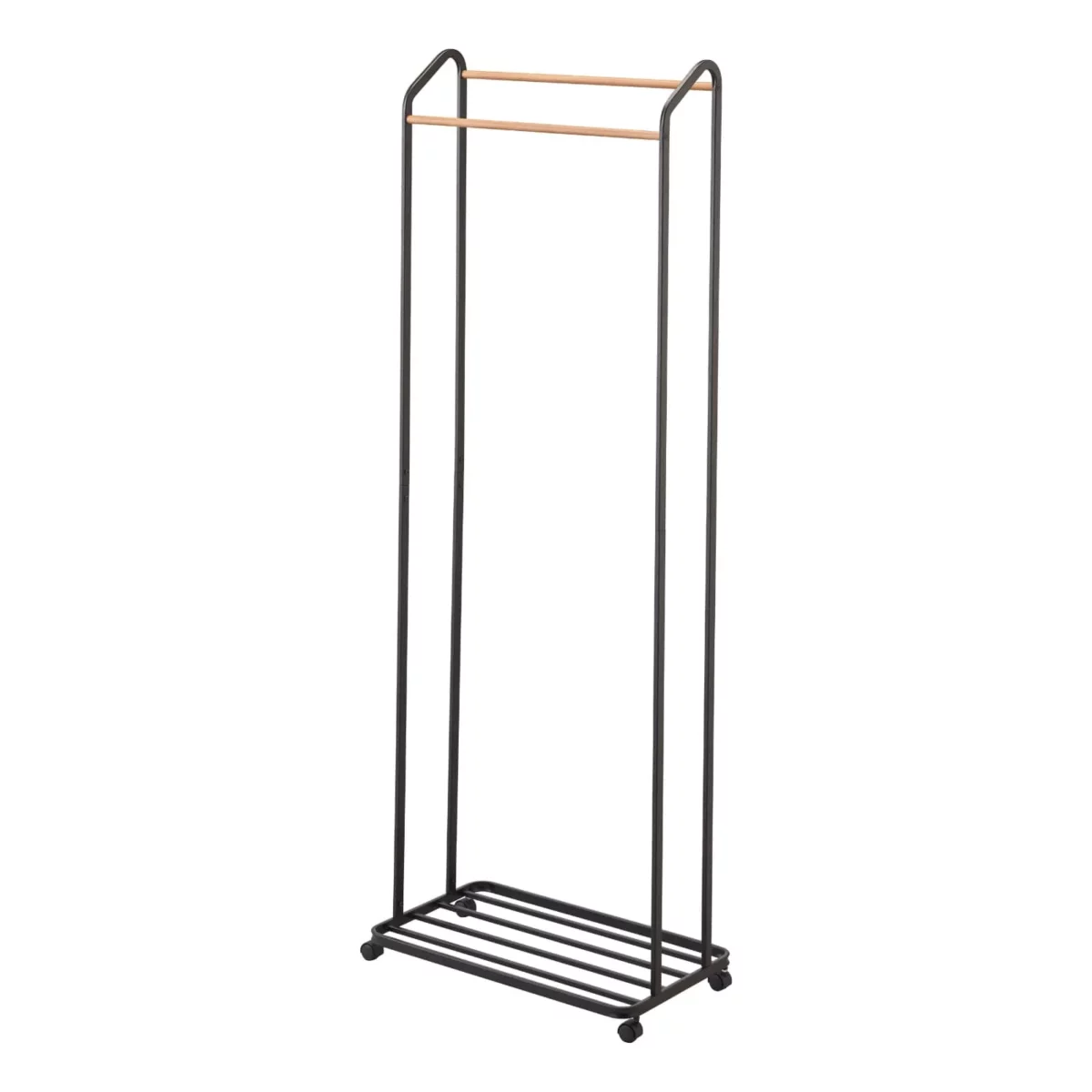 Yamazaki Garderobe mit Rollen TOWER Schwarz, Detailansicht 7 | One Horizon