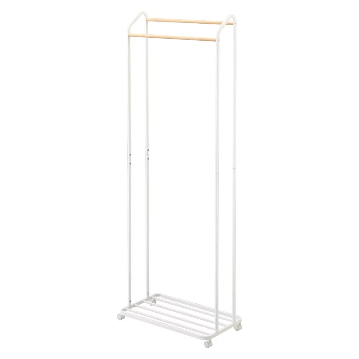 Yamazaki Garderobe mit Rollen TOWER Weiss, Detailansicht 6 | One Horizon