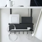 Yamazaki Kabel-Organizer SMART für den Schreibtisch Schwarz, Detailansicht 3 | One Horizon