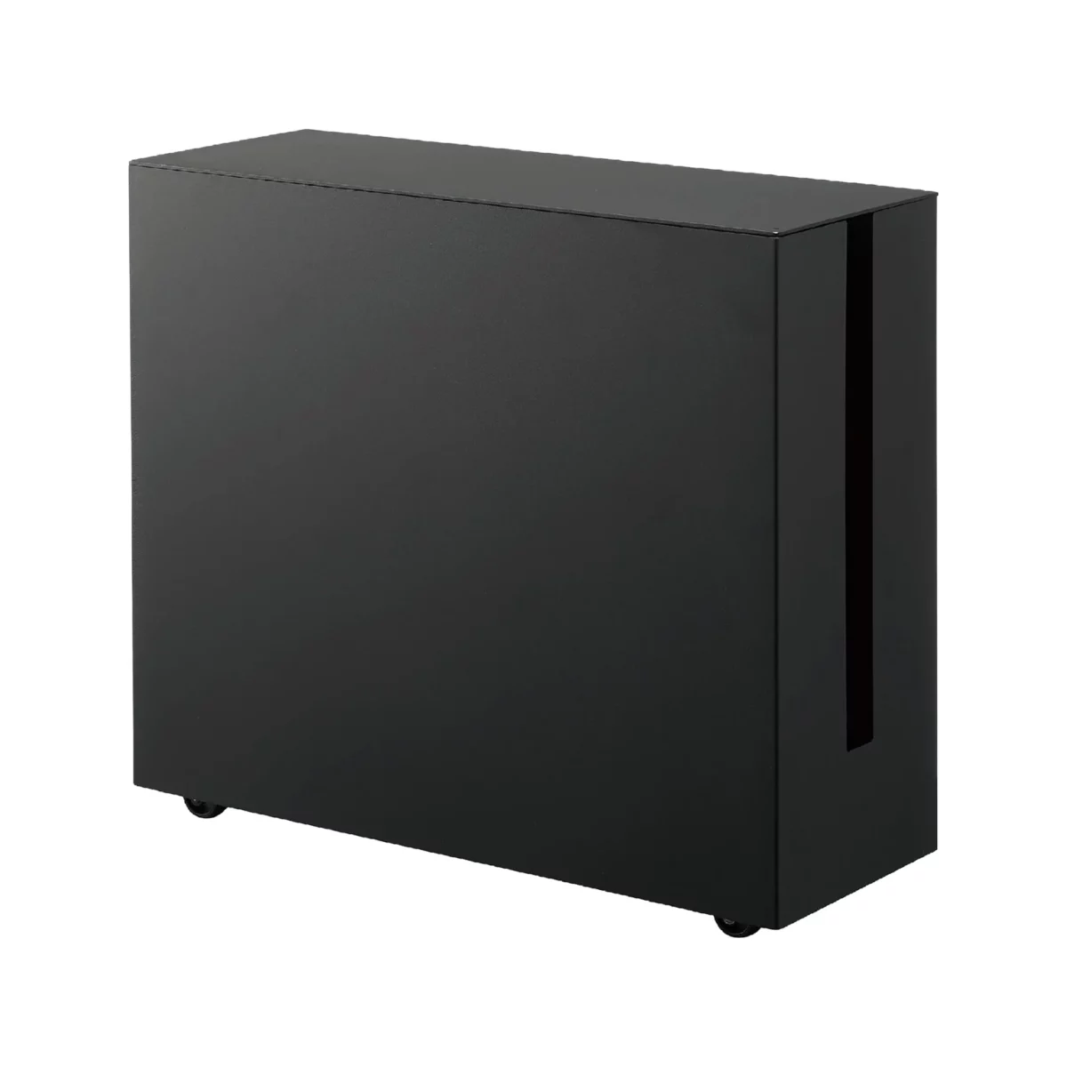 Yamazaki Kabelbox TOWER mit Rollen Schwarz | One Horizon